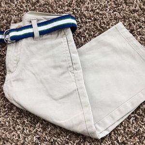 EUC Janie and Jack pants and belt